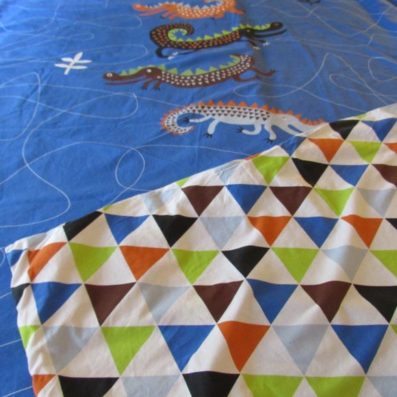 Custom Whimsical Duvet Low Country Gators Hilton Head Island Reversible - Picture 5 of 8